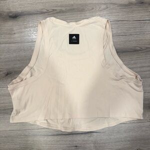 Adidas x 11 Honoré Women’s Plus Size Ribbed Tank Top Nude Beige